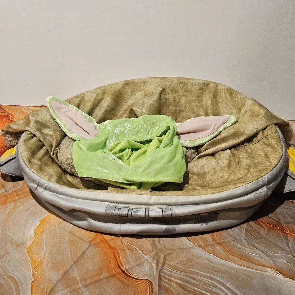 Disney Star Wars Grogu Baby Yoda Ride Along Hover Costume Toddler 3T